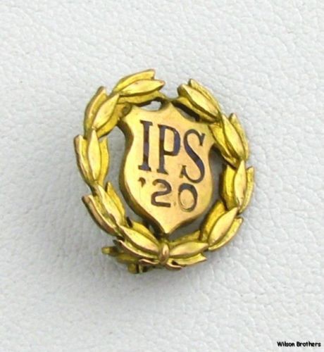 IPS1920 Vintage School Pin - Education Class Learning Teaching