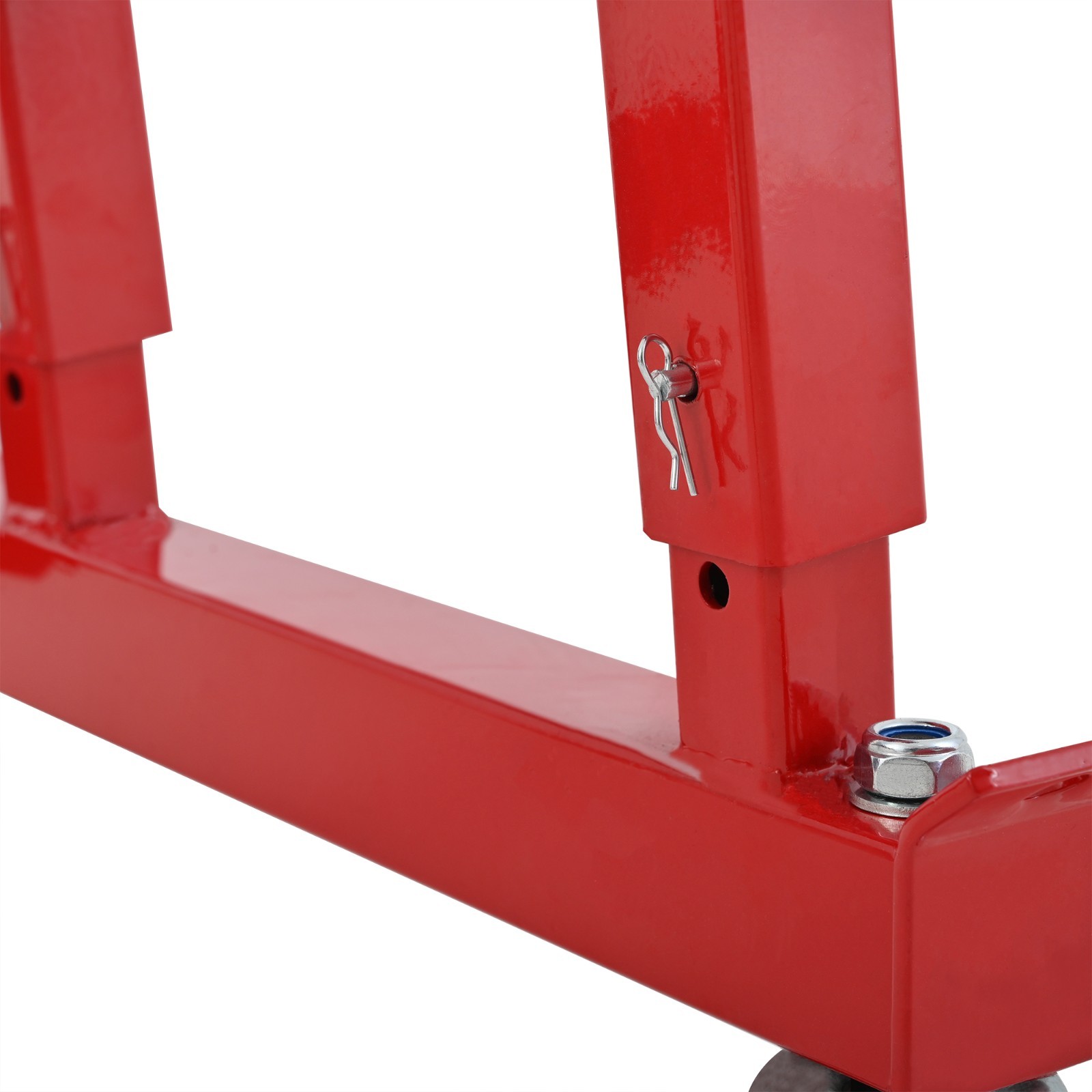 ATV Motorcycle Engine Cradle Dolly, Motorcycle Dolly, Engine Stand ,Red