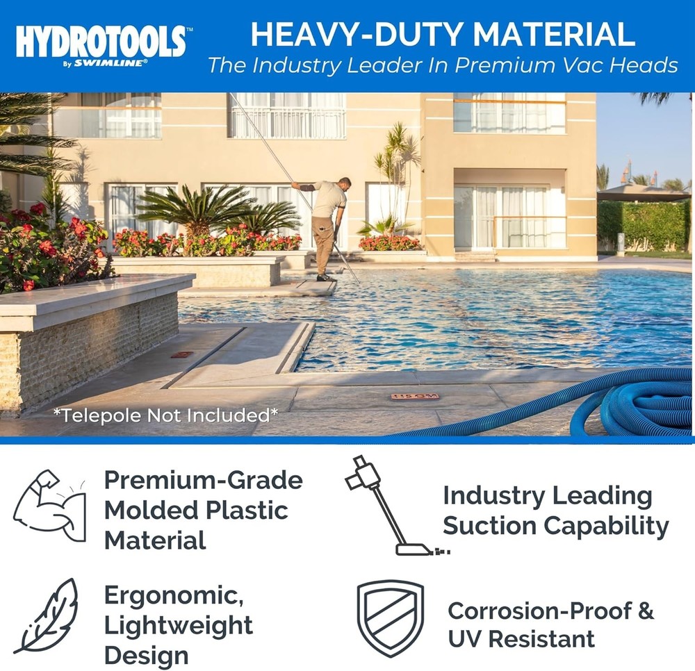 Hydrotools Weighted Pool Vacuum Head for Inground & Above Ground Pools