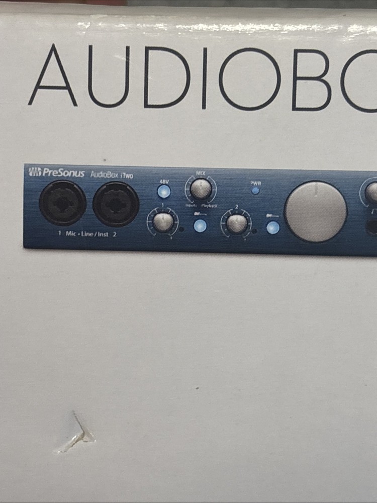 Presonus Audiobox iTwo USB iPad/PC/Mac Recording System Interface New