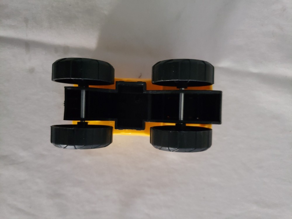 CAT Yellow Dump Truck Construction Vehicle 3.5" Long Plastic euc