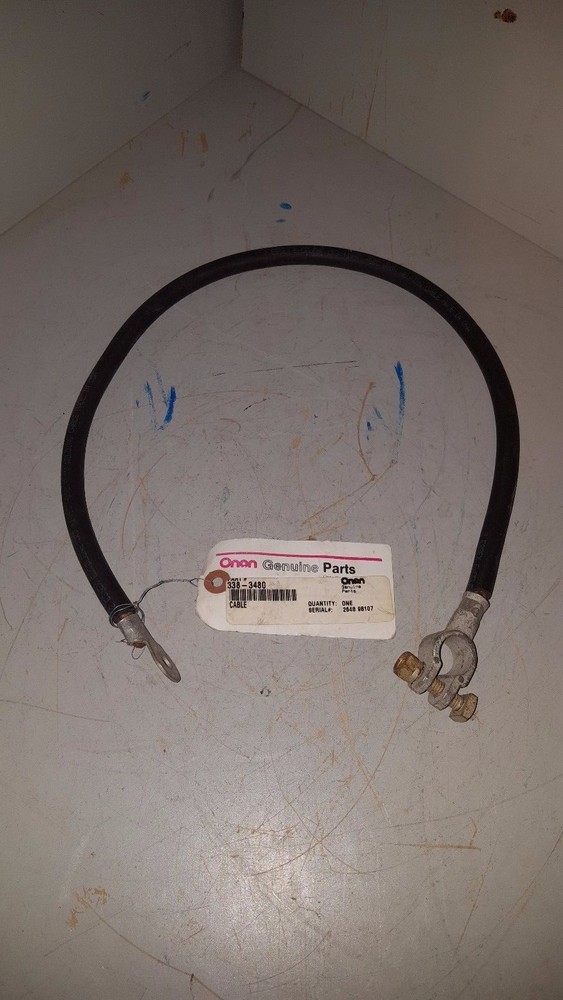 Onan Negative Cable (Black), 338-3480