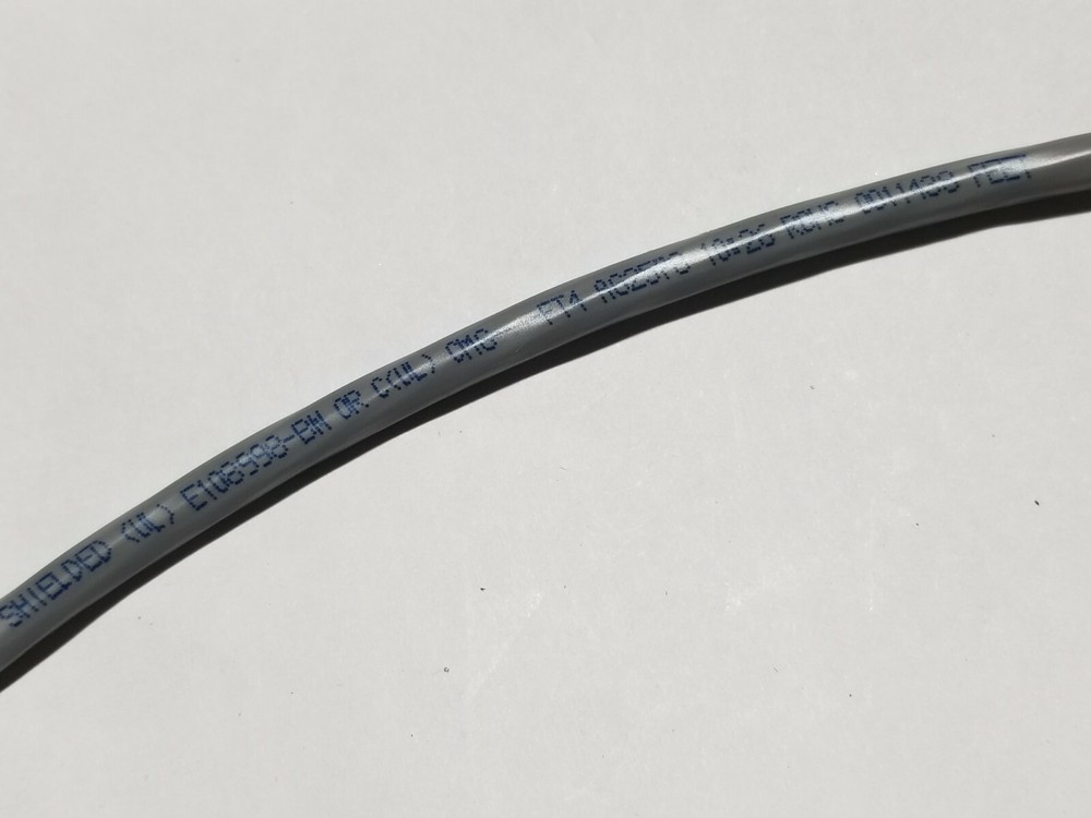 Belden Wire 5405FE 20/7C Shielded Audio/Security/Alarm Cable Riser Gray /50ft