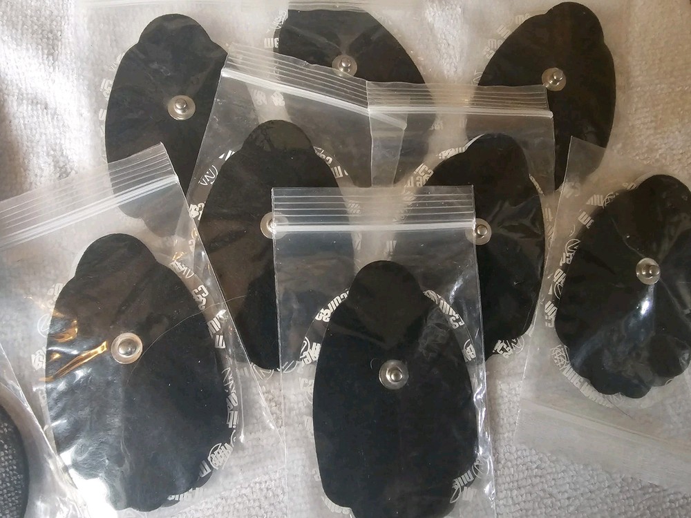 REPLACEMENT ELECTRODE PADS NUE MEDICS, 8 TOTAL FOR TENS, ELECTROTHERAPY, EMS
