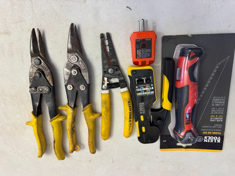 fluke networks pro3000 Klein WISS M3 Hand Tools 7 Pc Mixed Bundle Set