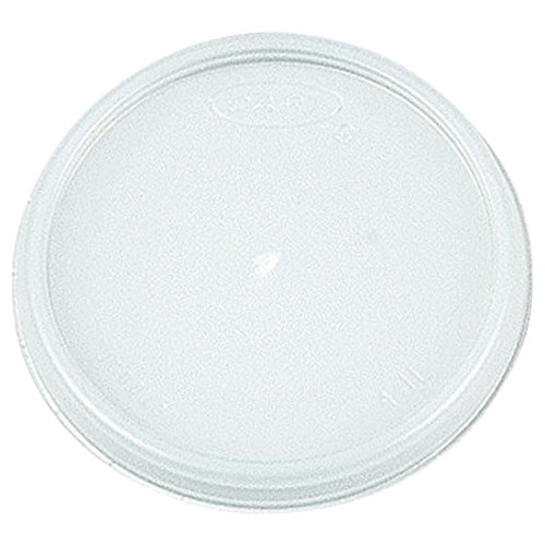 Dart Round Vented Cup Lid Translucent, Plastic | 1000/Case