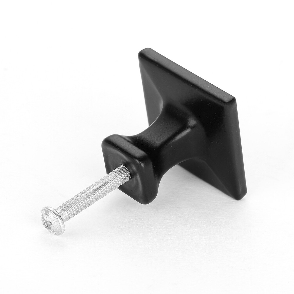 Matte Black Cabinet Pull Kitchen Drawer Handles Door Knobs Cupboard Hardware Lot