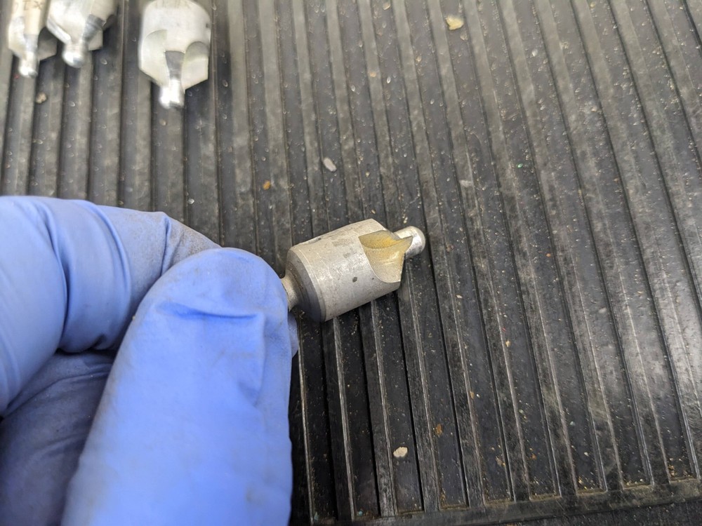 #bh959 Lot of Pilot Threaded Shank Countersink Bits