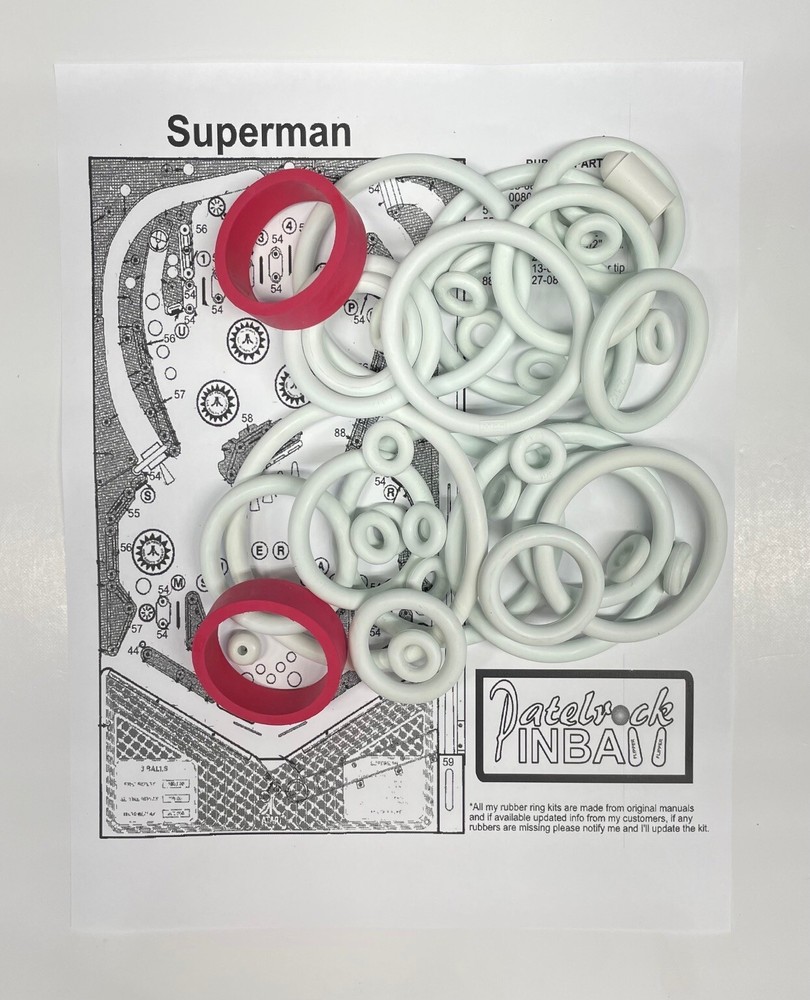 1979 Atari Superman Pinball Machine Maintenance Tune Up Kit