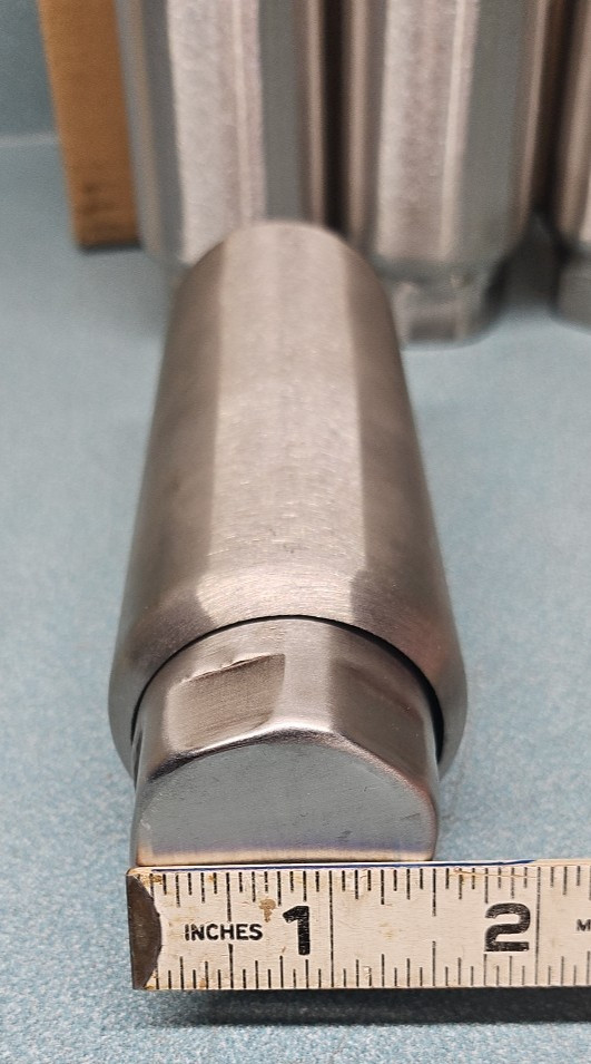 Stainless Steel Adjustable Equipment Legs 6"-8" Satin Finish 3/4"-10 stud (4)