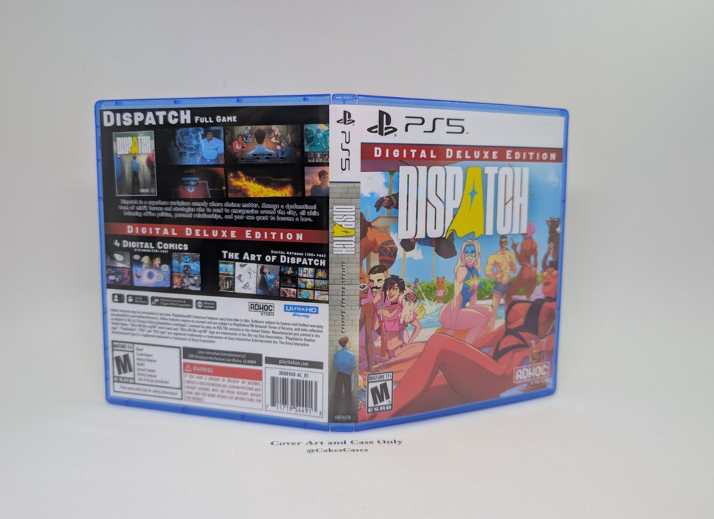 Replacement Case - NO GAME - Dispatch Deluxe Edition - PS5 Game Case