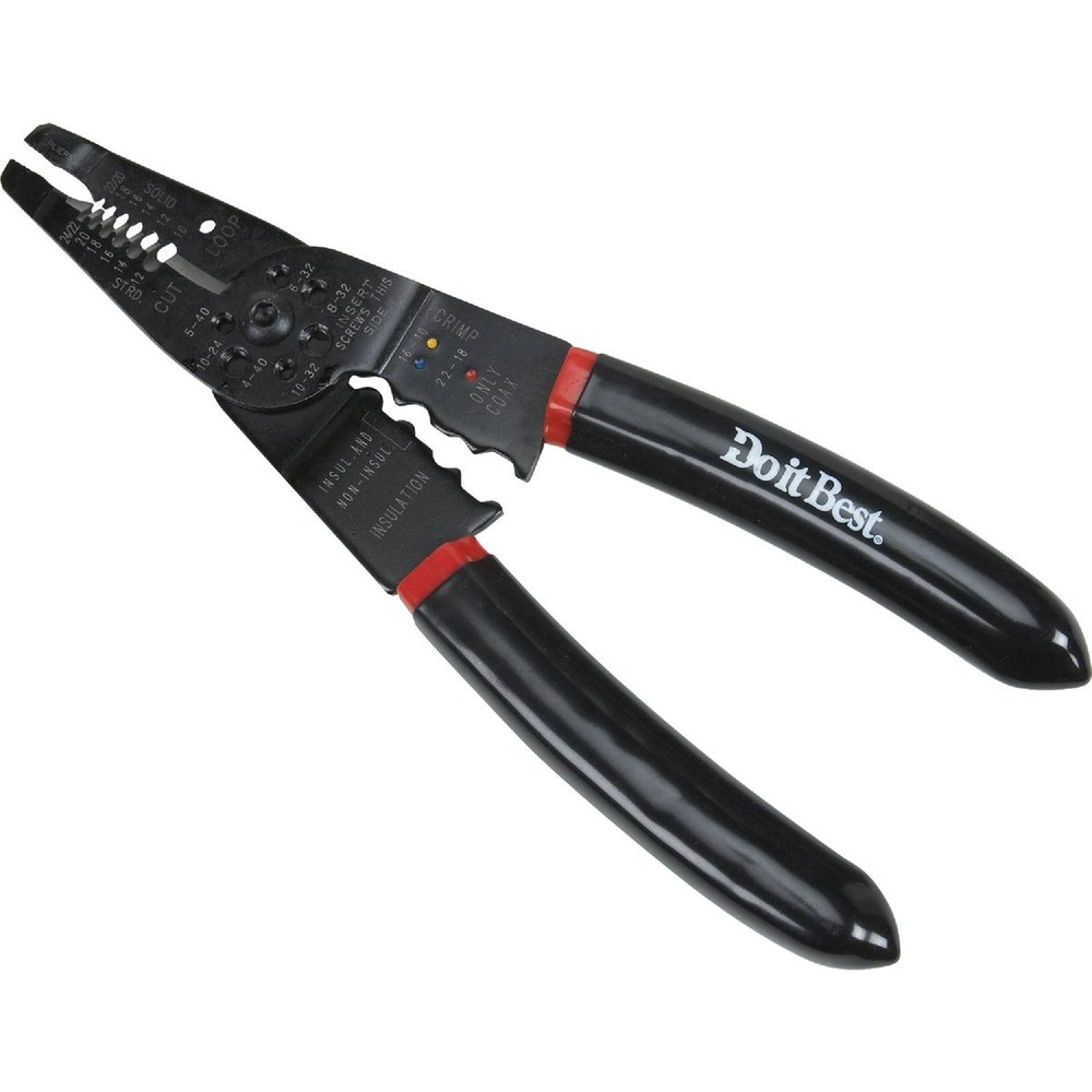 Do It Best 8 In. 10 AWG to 22 AWG Solid/Stranded Multi Cut & Wire Stripper SIM