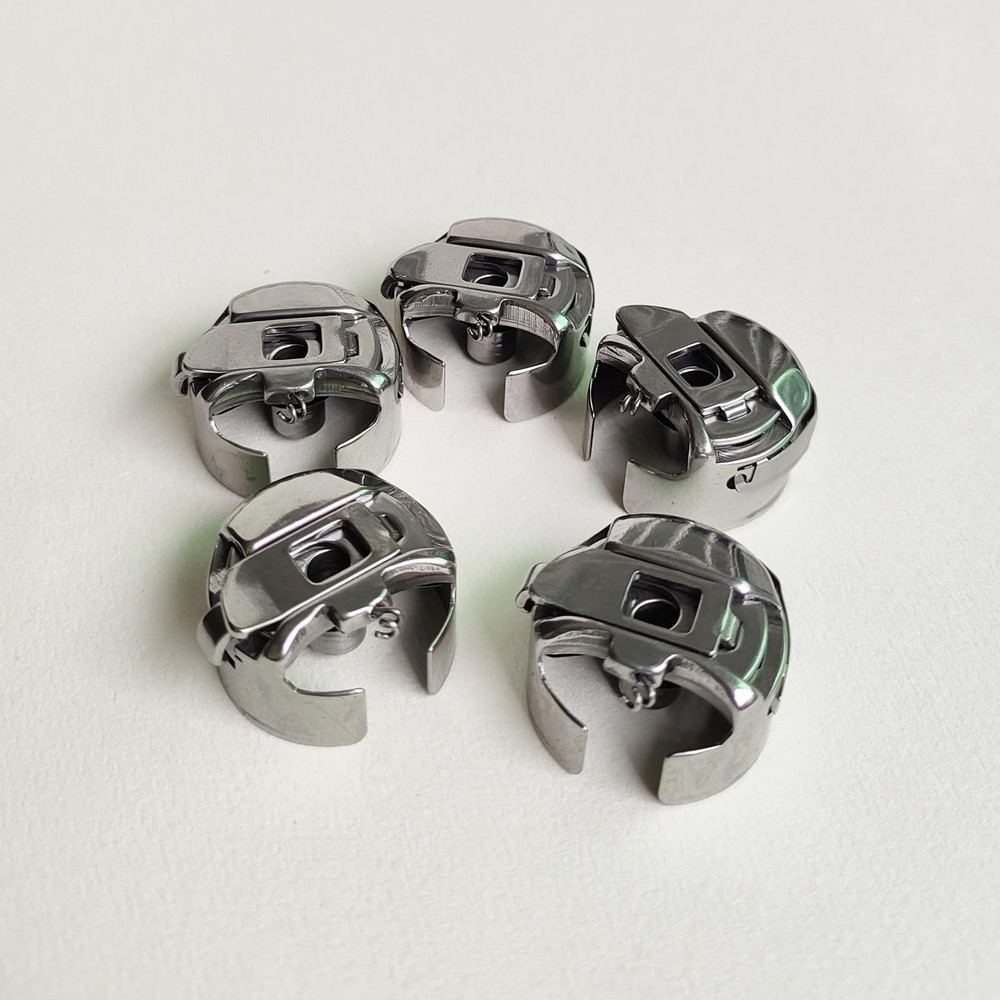 5PCS Durable Bobbin Cases for Size L - Compatible with Embroidery Machines Case