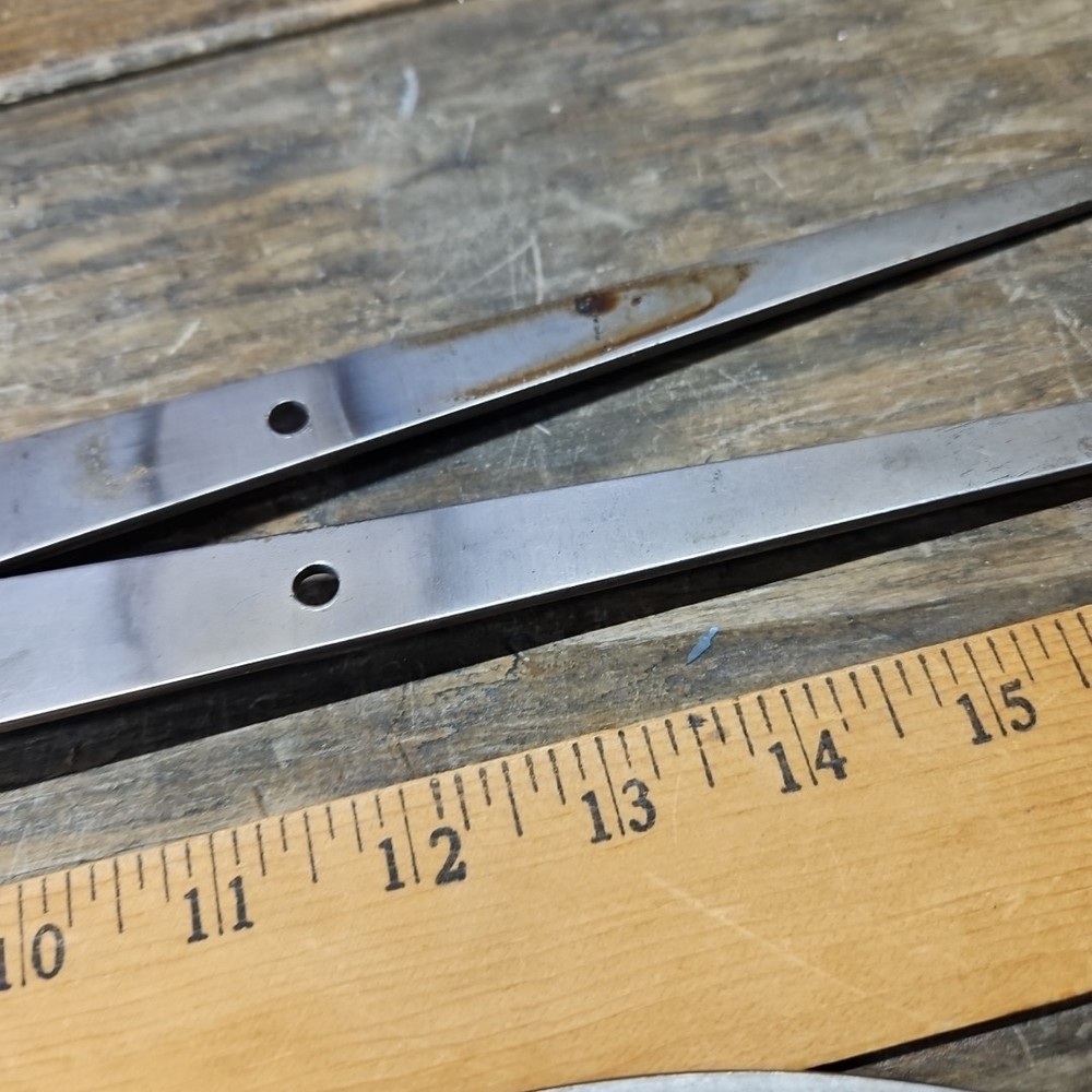 VINTAGE LS STARRETT INSIDE OUTSIDE FLAT LEG LOCK JOINT CALIPERS