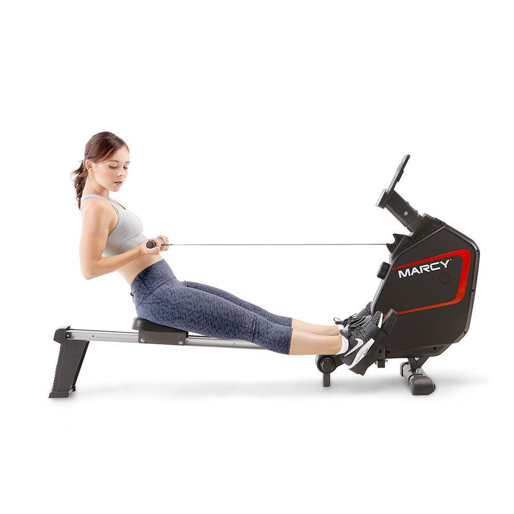 Foldable Magnetic Rowing Machine | Marcy NS-6002RE Rower Cardio Exercise