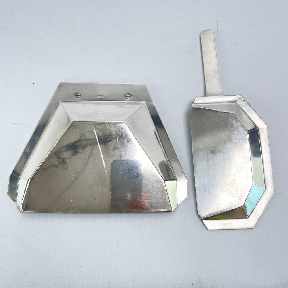 Art Deco Dustpan by B.B Silver Plated Table Dustpan 1930s