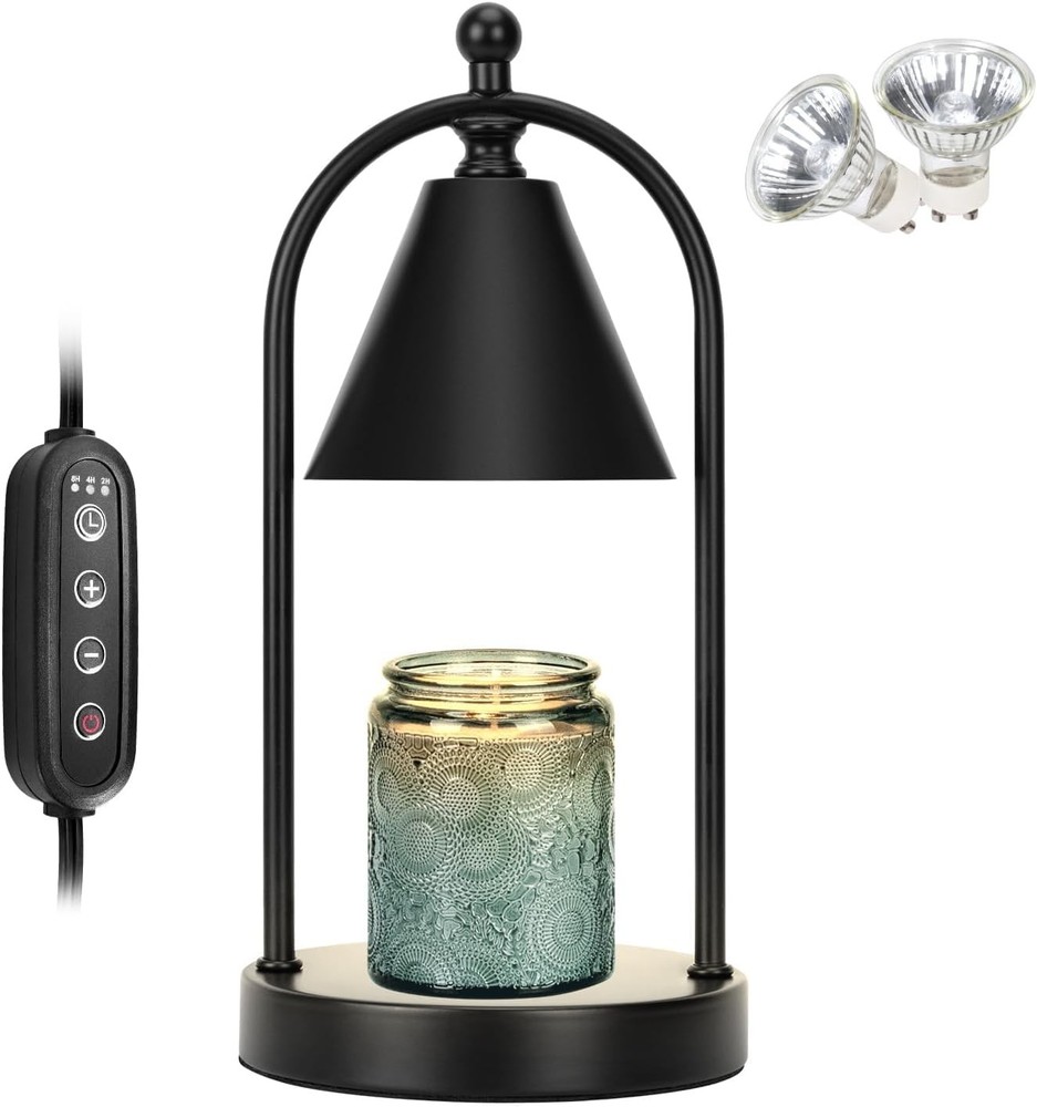 Candle Warmer Lp with Timer, Electric Bla Candle Warming Light