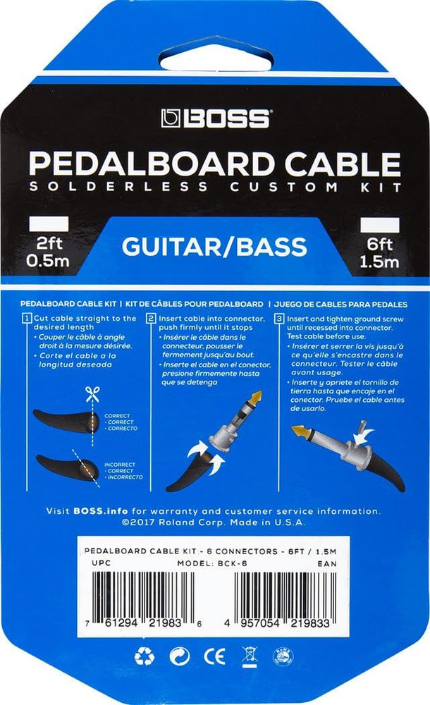 Solderless Pedalboard Cable Kit