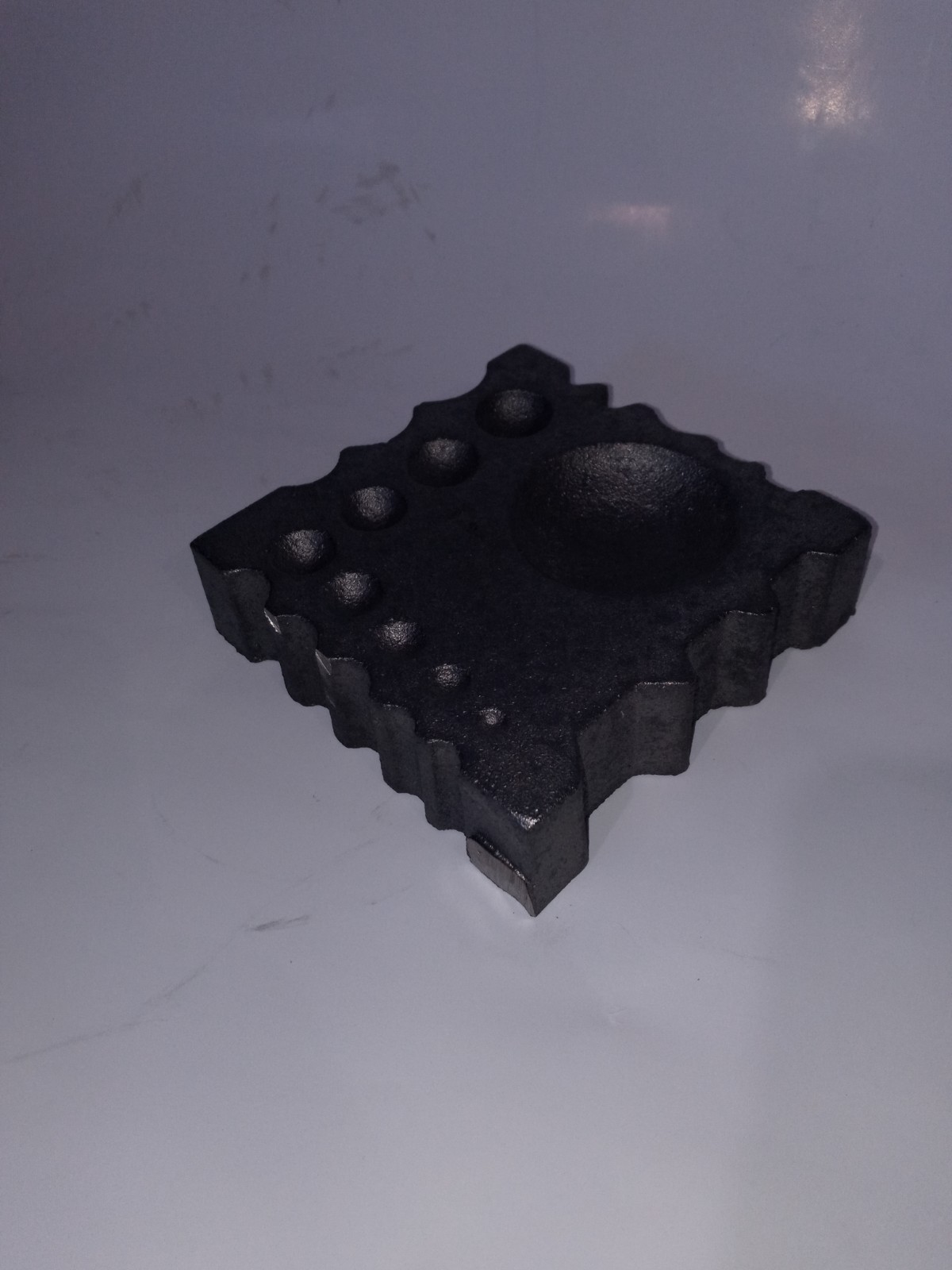 Cast Iron Swage Block 4.5" X4.5" X 1.25" 5.9 Lbs. Made In The USA