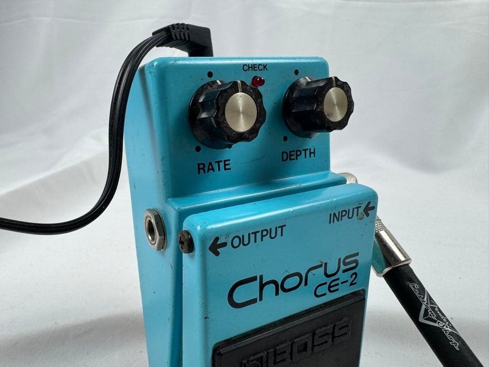 BOSS chorus effector CE-2 silver screw