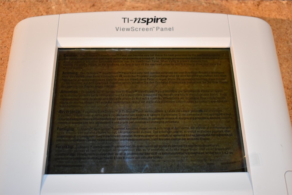 Texas Instruments Ti-nspire ViewScreen Panel No Wires Included