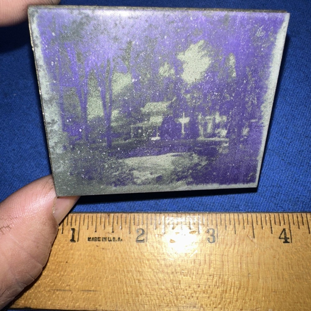 Printing Block “ House & Landscape “ Juniper Hill