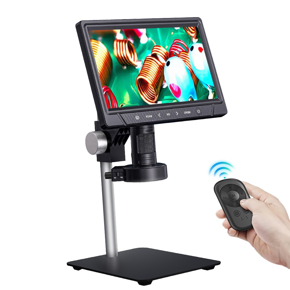 Digital Microscope Camera 10.1 " LCD Soldering Microscope for Electronics Repair