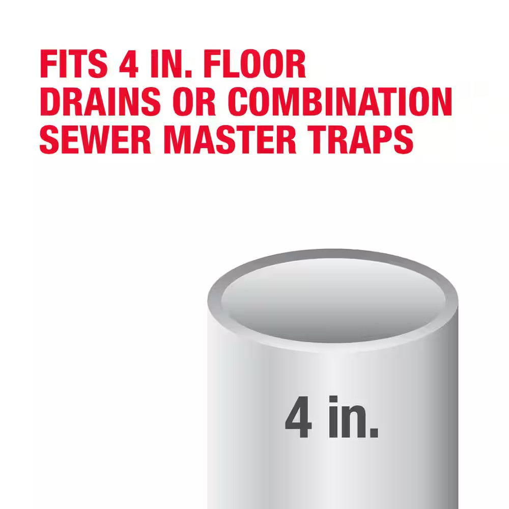 4 In. Disc Floor Drain Plunger