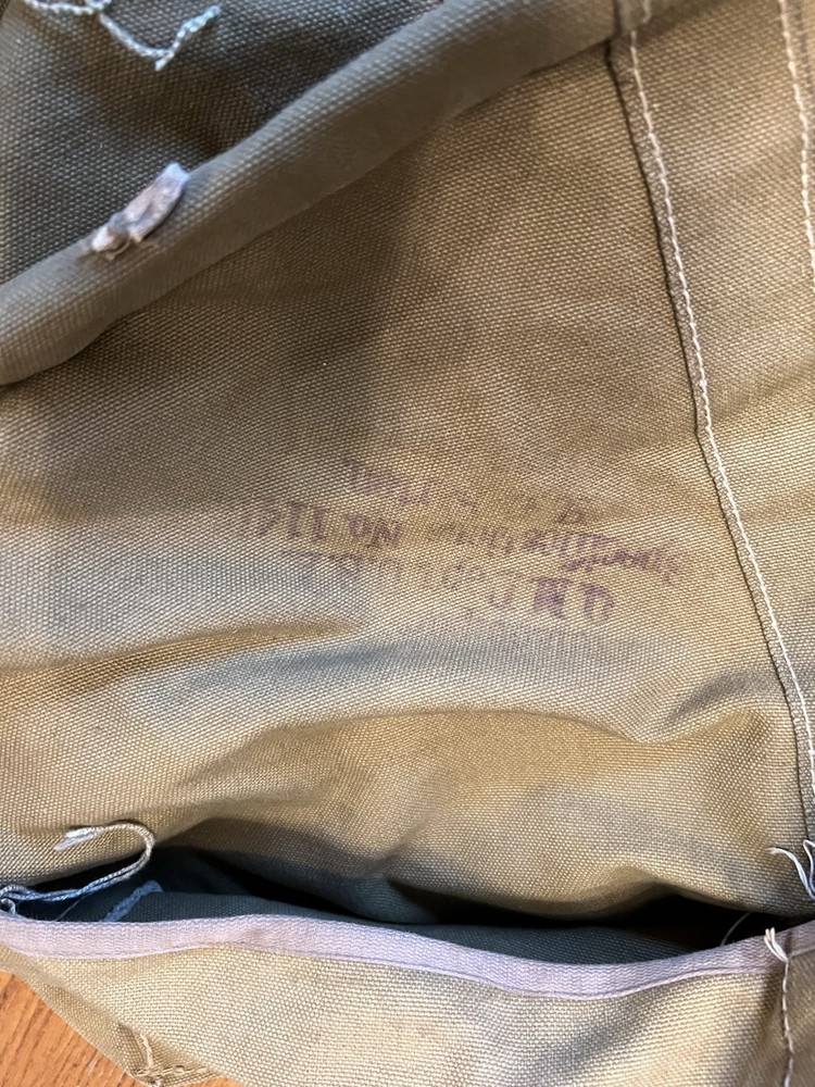 WW1 Unit Marked Canvas Squad Bag