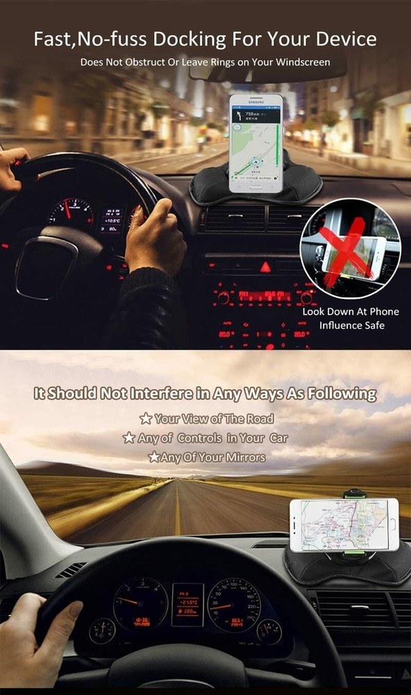 Car Dashboard Mount for mobile Phones! IPhone, Samsung &Other Android Devices!!