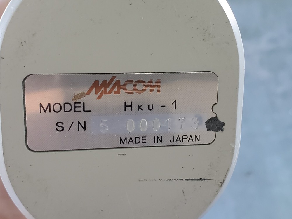 MA-COM HKU-1 Mirowave End Module Waveguide Tube