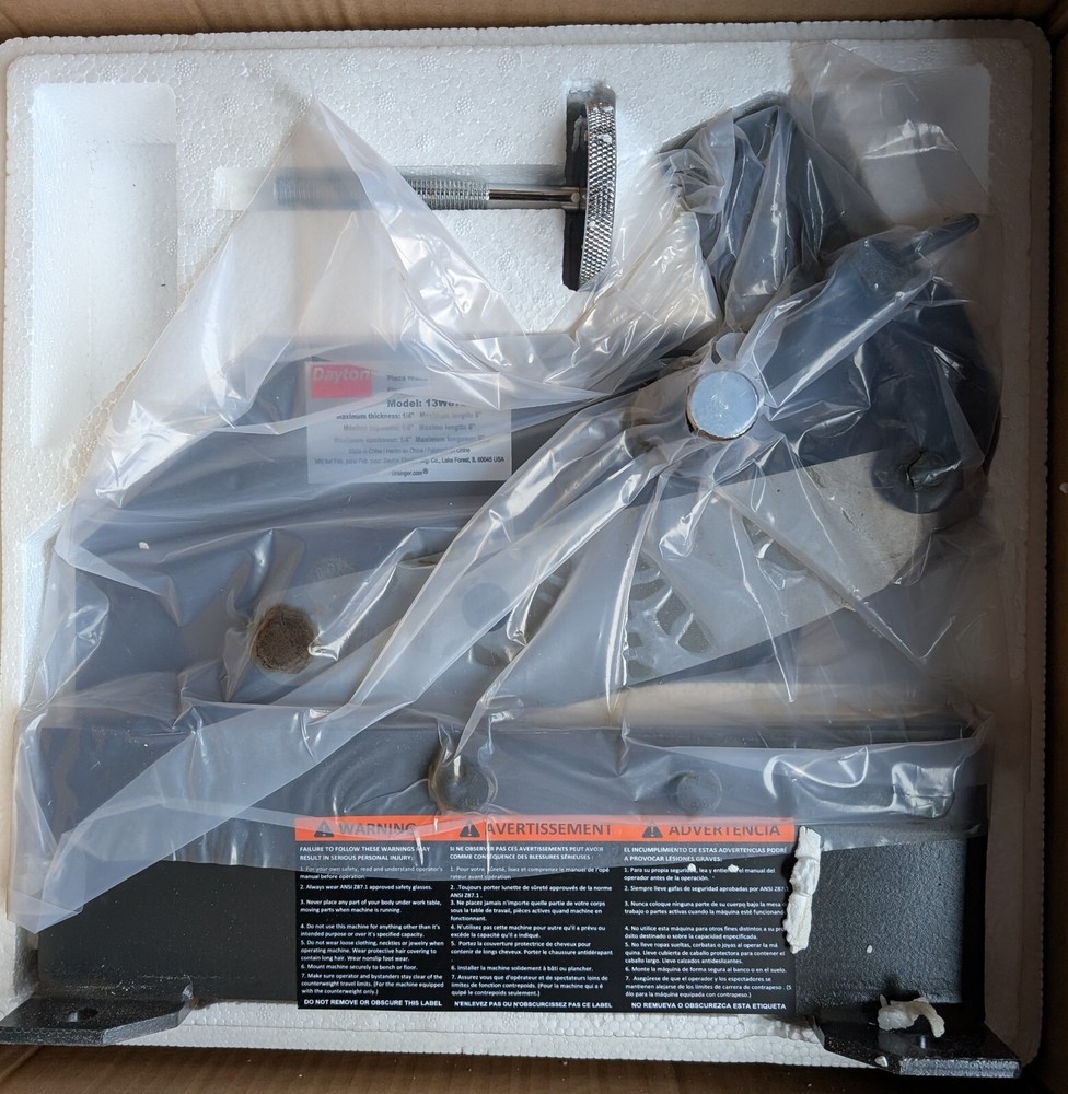 Dayton 13W879A 8" Plate Shear