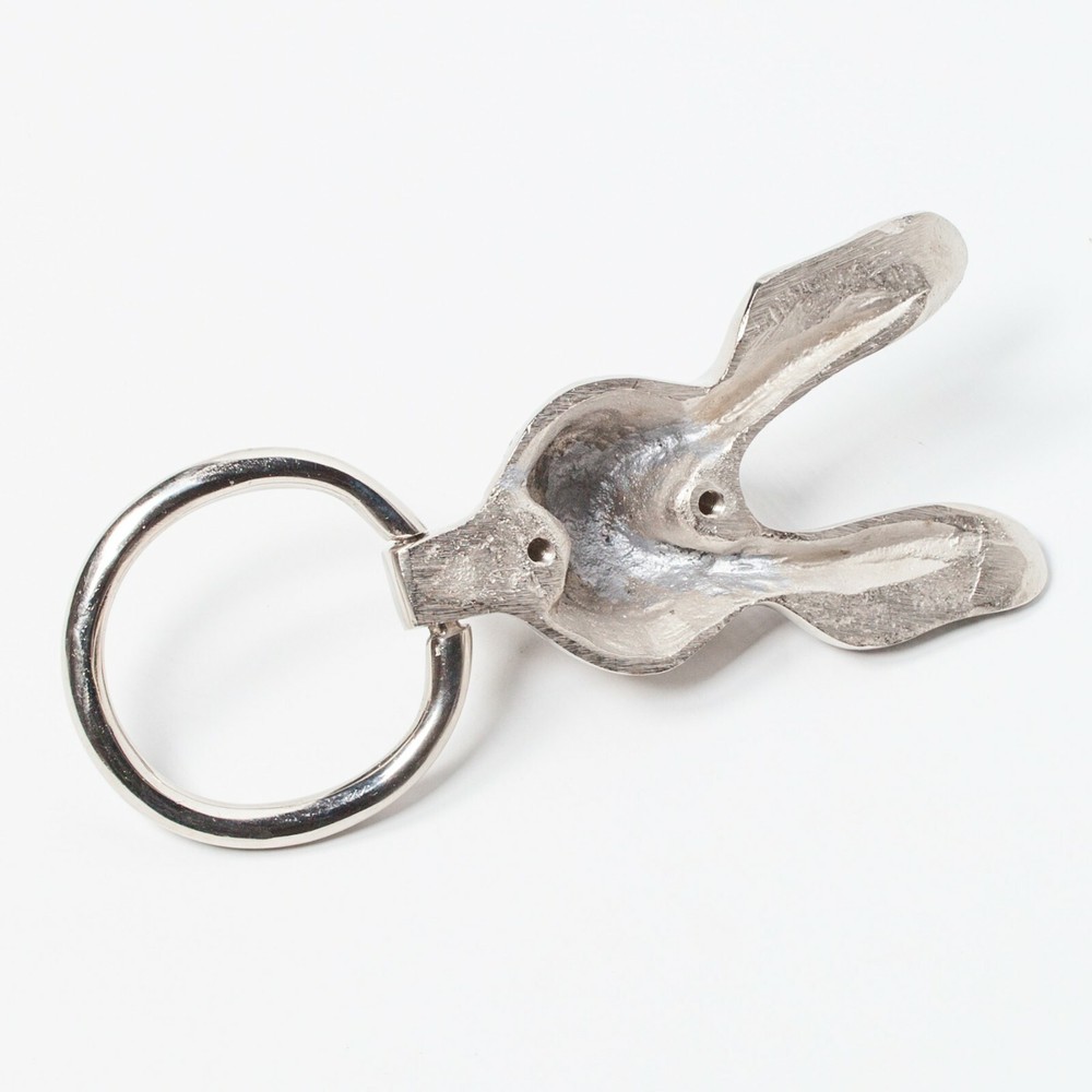 Classical Solid Brass Chrome Finish Rabbit Hare Door Knocker Country Style