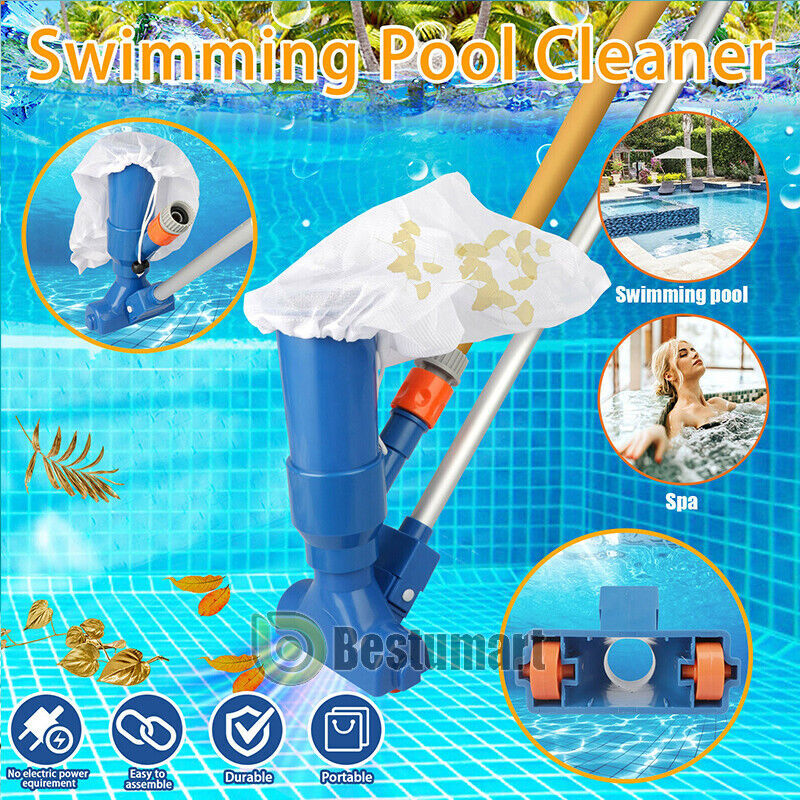 Swimming Pool Net Leaf Mesh Suction Vacuum Head Spa Clean Tool / Telescopic Pole
