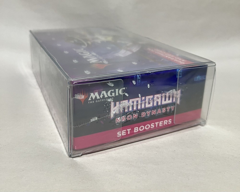 Magic the Gathering MTG Set Booster Box Protective Case - Plastic Protector Case