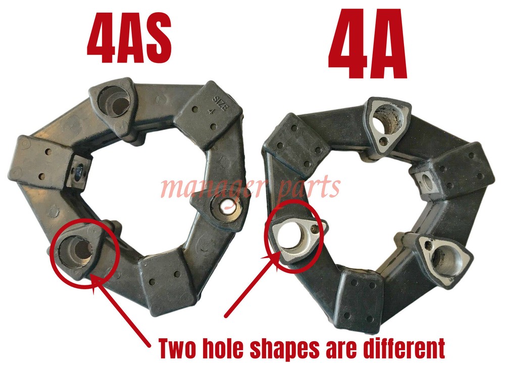 4AS Coupling Replacement for Centaflex CF-A-04 Series (2pcs)