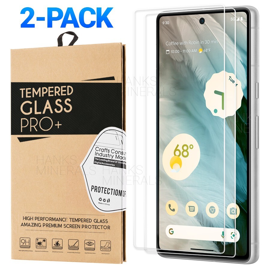 2-Pack For Google Pixel 7a Tempered Glass Premium Screen Protector