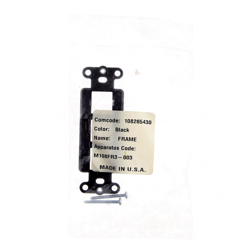 COMMSCOPE M108FR3-003 M108 THREE-PORT FLUSH MOUNTED MODULAR MOUNTING FRAME