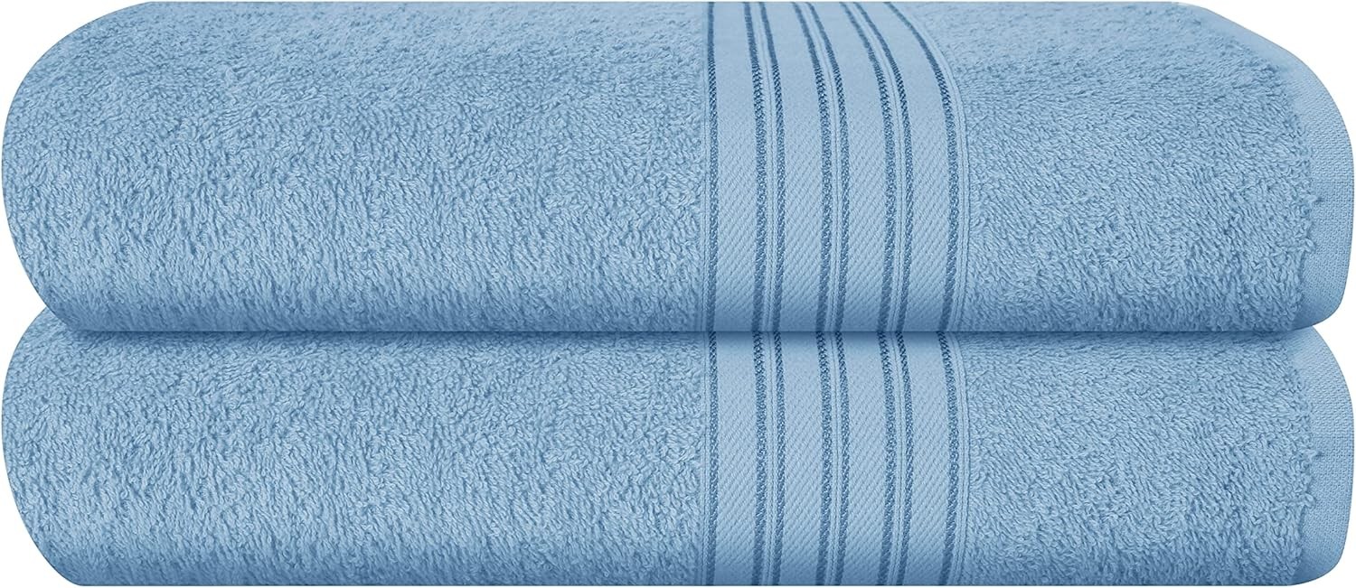 6 Pack Cotton Towel Set Ultra Soft Quick Dry 2 Bath Towels 2 Hand Towels