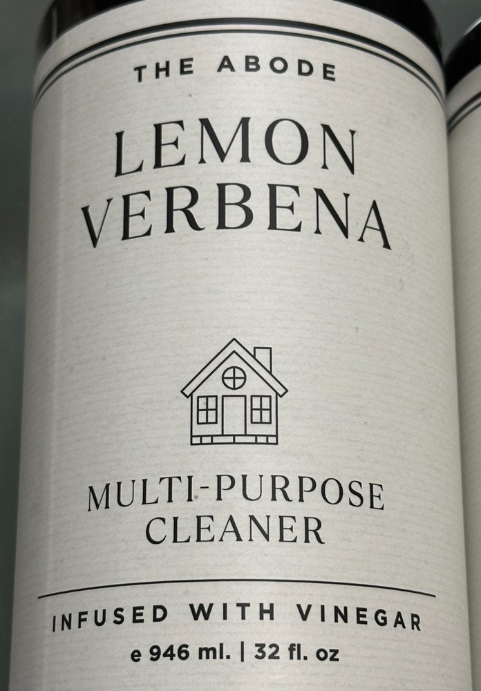 (2-Pack) THE ABODE ~ LEMON VERBENA Vinegar Kitchen Cleaner Refresher Deodorizer