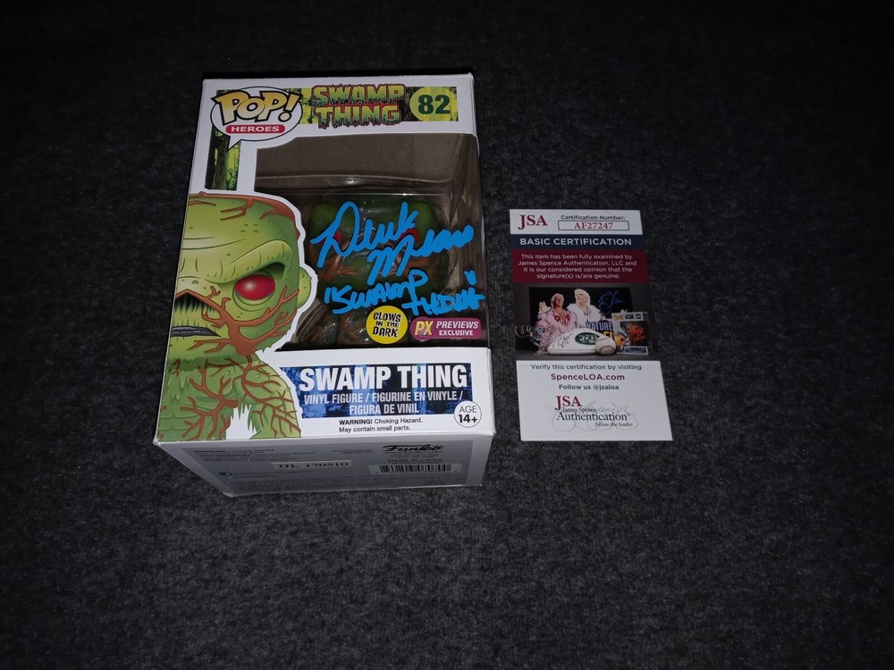 Derek Mears Signed Funko Swamp Thing Jsa