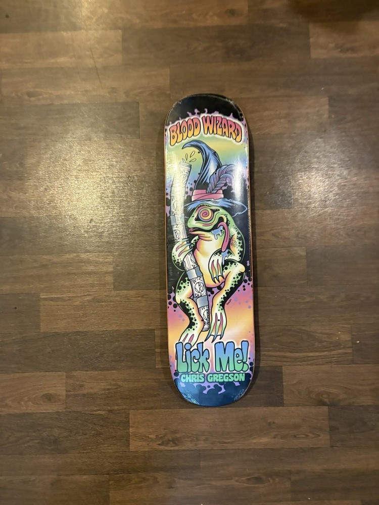 Blood Wizard CHRIS GREGSON Lick Me Skateboard Deck