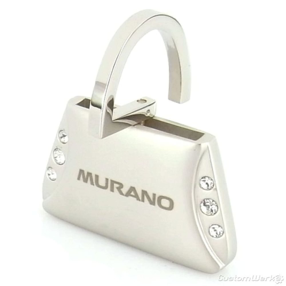 Nissan Murano Purse Shape Keychain (Chrome)