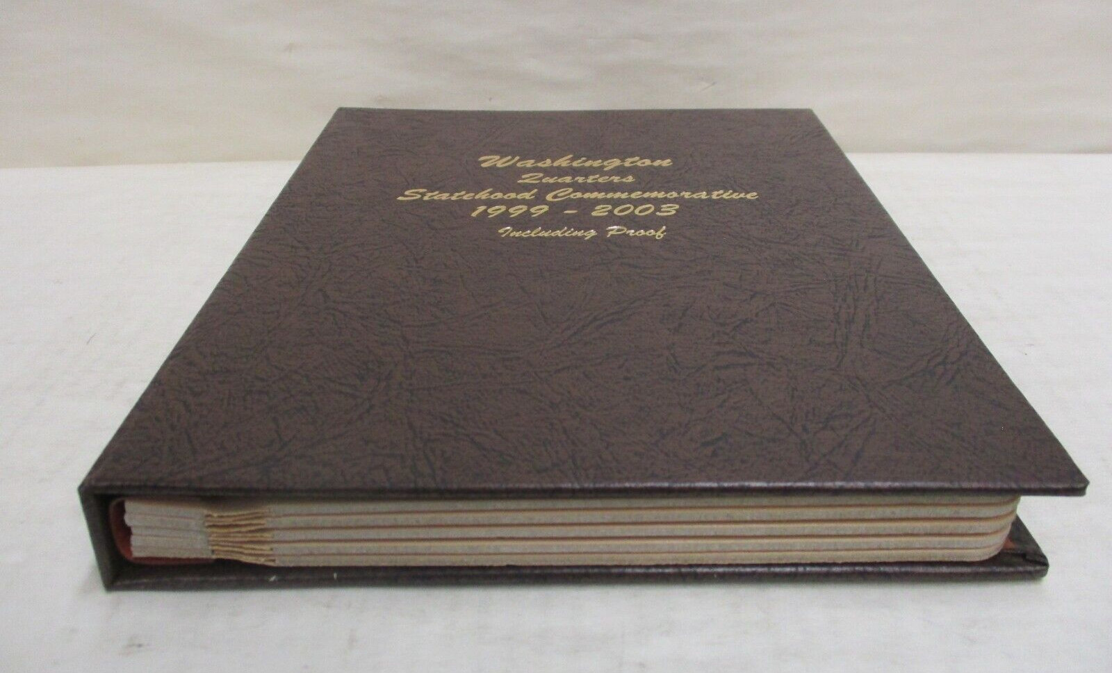 Dansco Coin Album #8143 Washington Statehood Quarters 1999-2003 w Proofs (P D S)