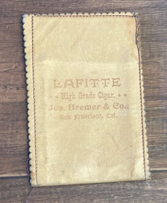 Advertising Cigar Holder Joseph Bremer & Co San Francisco Lafitte Cigars 1890
