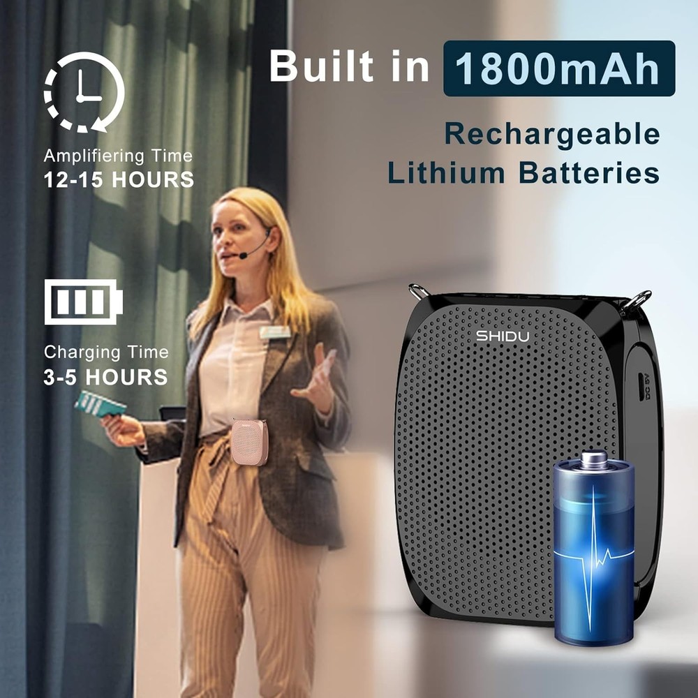 Portable Voice Amplification System for Instructors