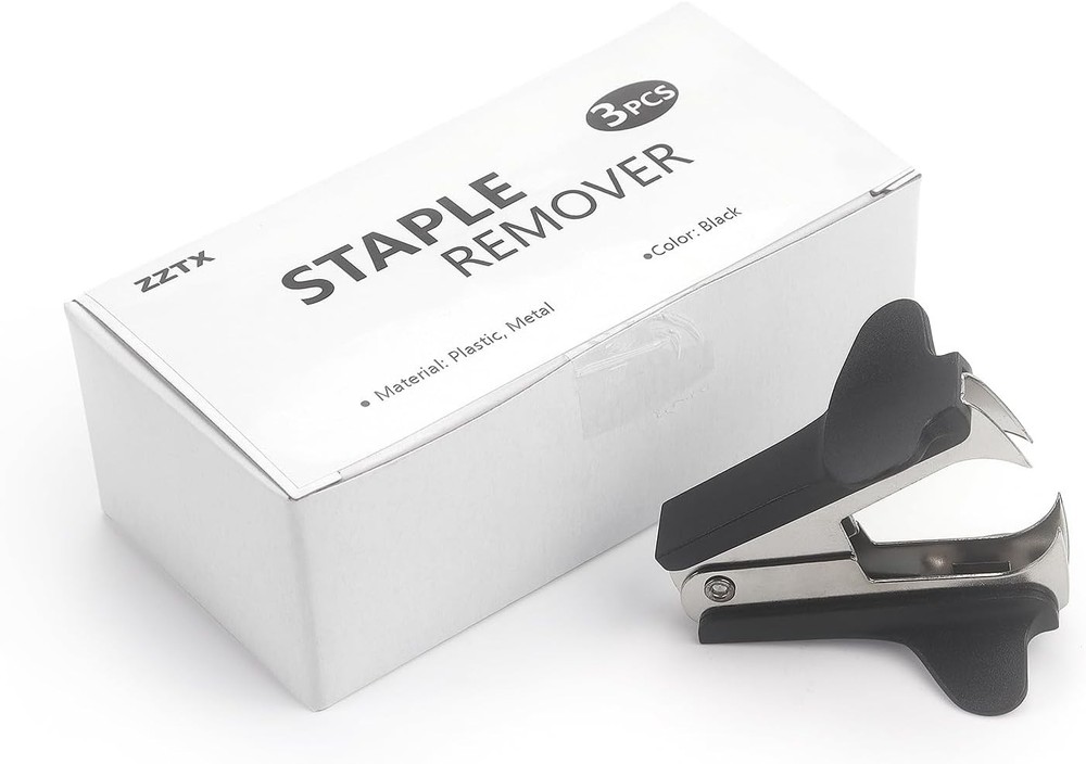 ZZTX Staple Remover Puller Removal Tool for School Office Home 3 3Pcs