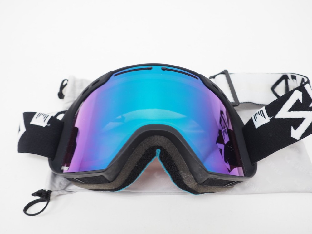 SHRED Optics Amazify Black CBL Plasma Mirror Nodistortion Ski Goggles