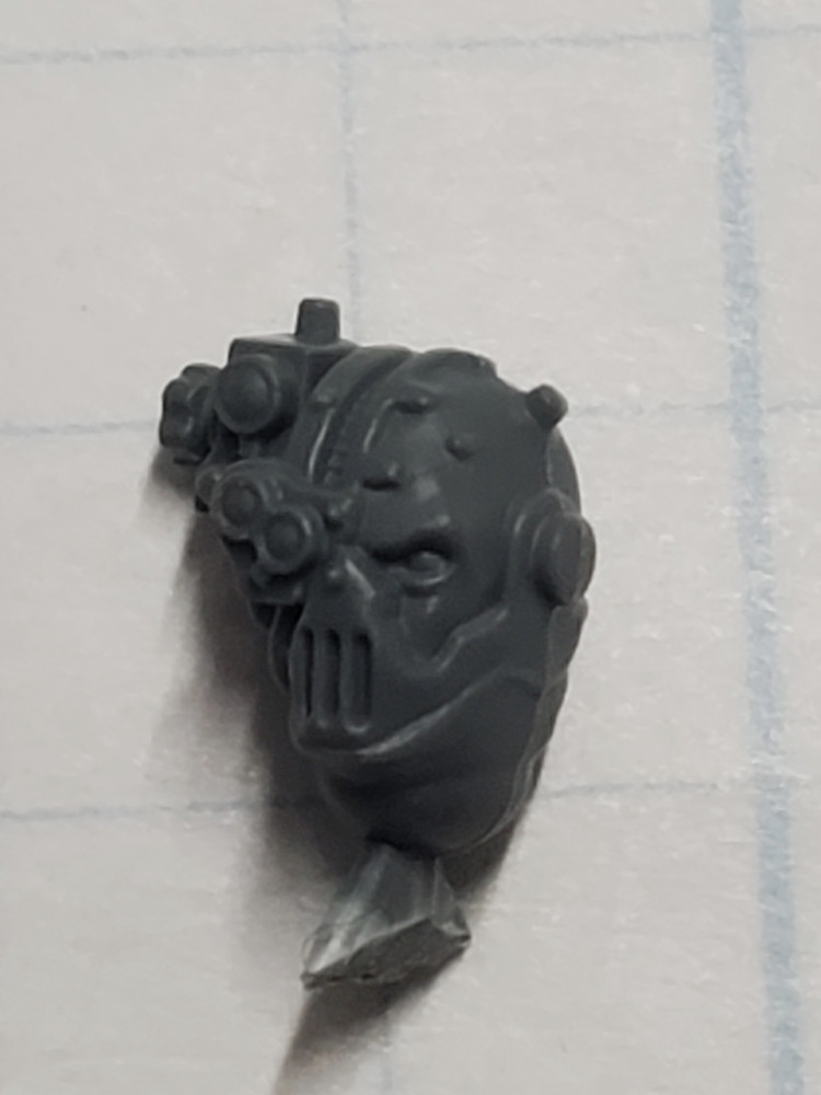 40k Adeptus Mechanicus Bits Battleclade Gun Servitor Targeter Bionic Head #21