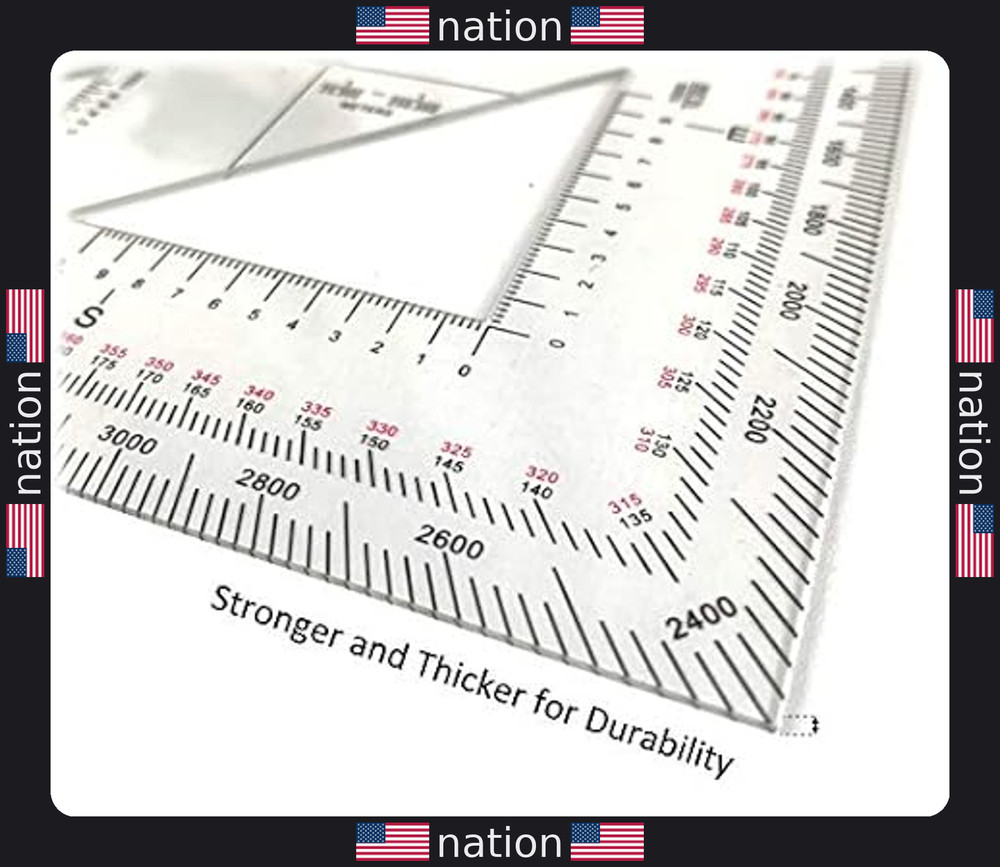 Precision Military Protractor for Land Navigation - Essential Tool